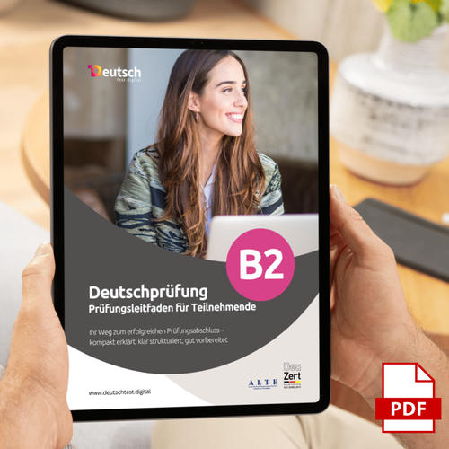 B2 Deutschpruefung mit B2 Zertifika