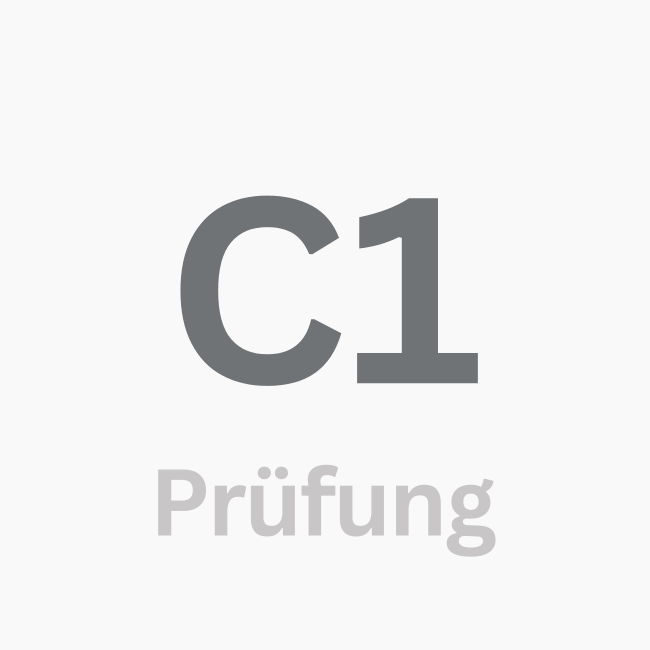 C1 Pruefung mit Zertifikat 1